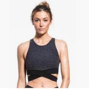 Beyond Yoga Eastbound Spacedye Bralette Dark Grey